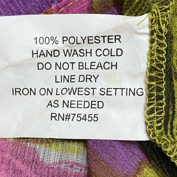 AUDREY‎ MAI SHEER MULTI PATTERN TOP - Picture 4 of 7